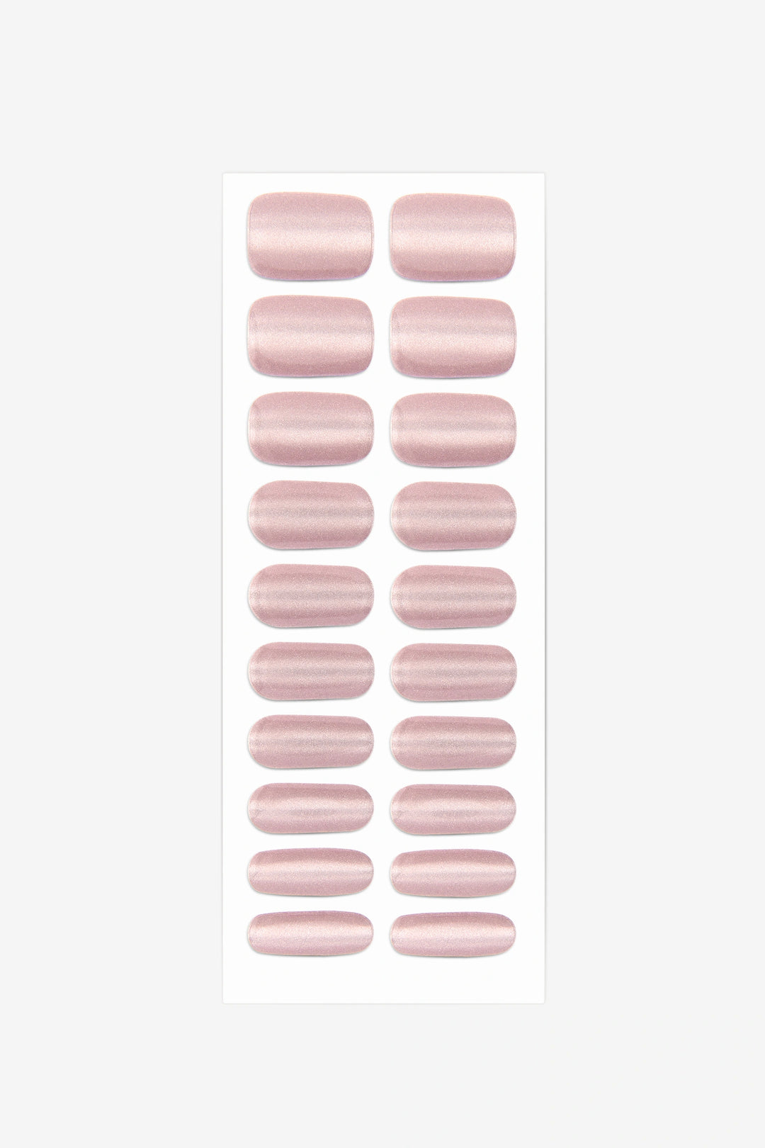 Full sheet of Morning Star Cat Eye UV-free gel nail stickers displaying various sizes on a white background.