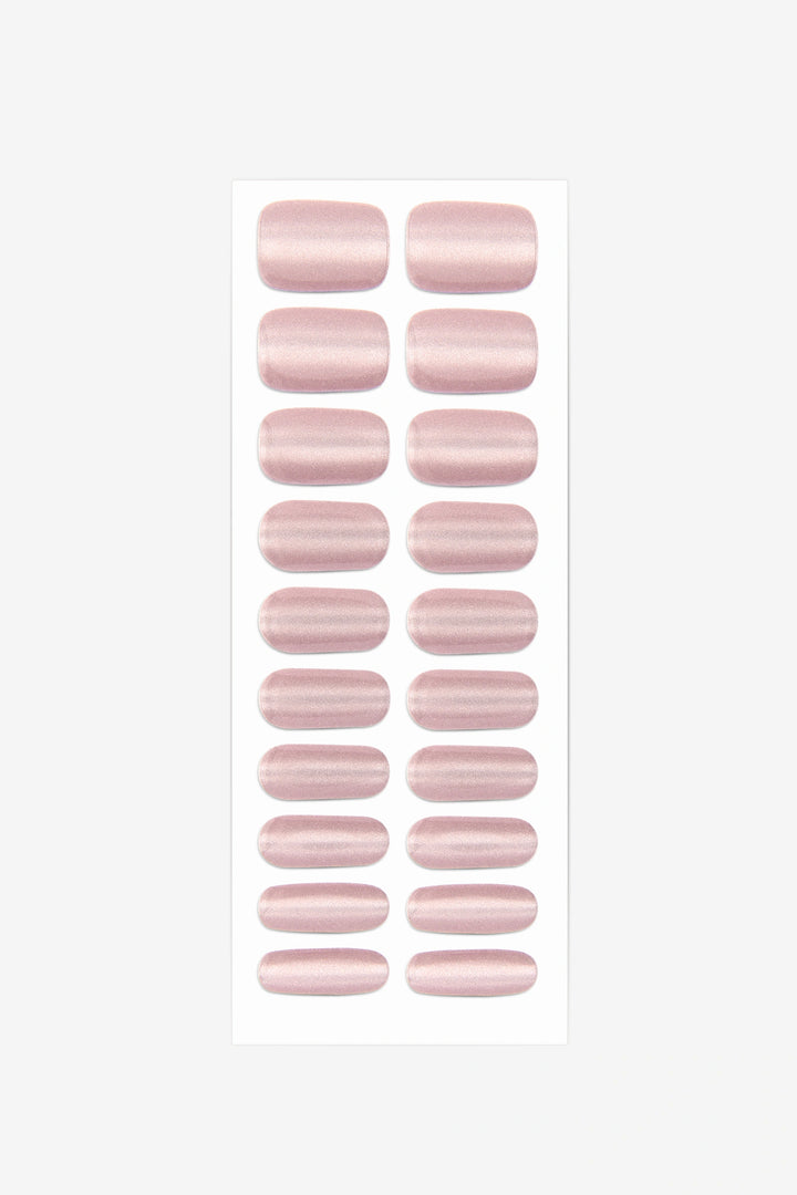 Full sheet of Morning Star Cat Eye UV-free gel nail stickers displaying various sizes on a white background.