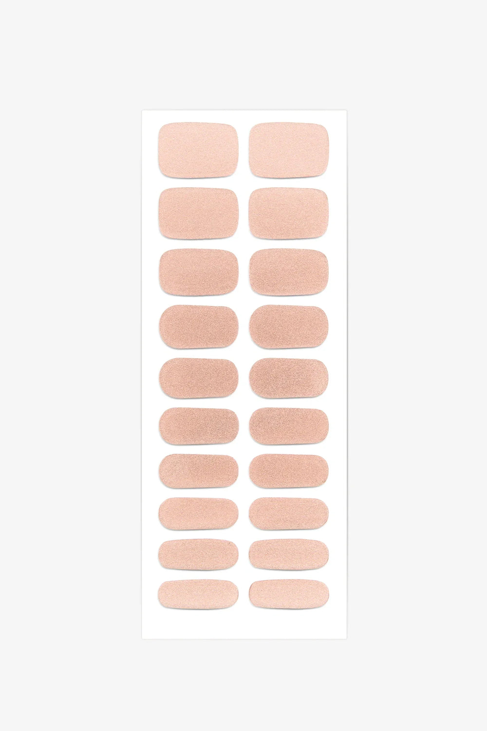 Full sheet of Pixie Dust semi-cured gel nail stickers displaying various sizes on a white background.