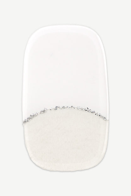 Shimmering French Linen Gel Nail Sticker