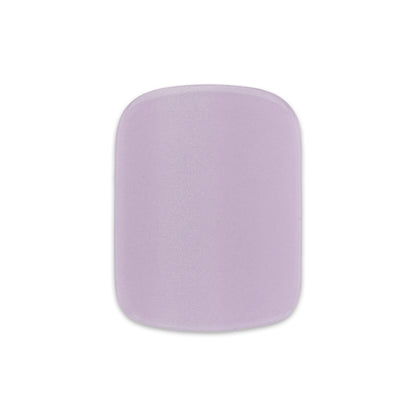 Shimmering Lavender & Gray Gel Toenail Sticker