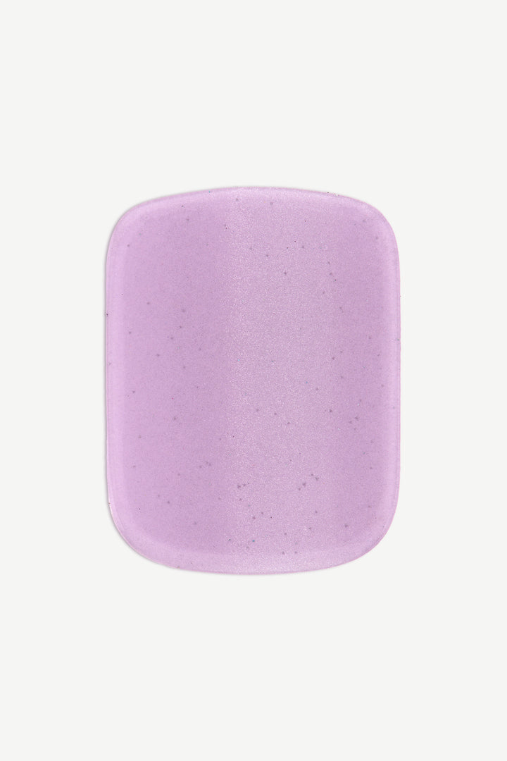 Shimmering Lavender & Gray Gel Toenail Stickers