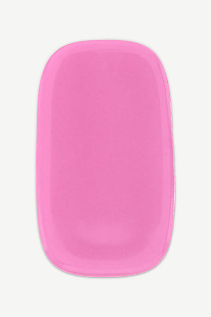 Translucent Pink Glow In The Dark Gel Nail Sticker