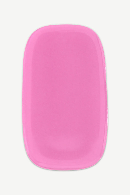 Translucent Pink Glow In The Dark Gel Nail Sticker