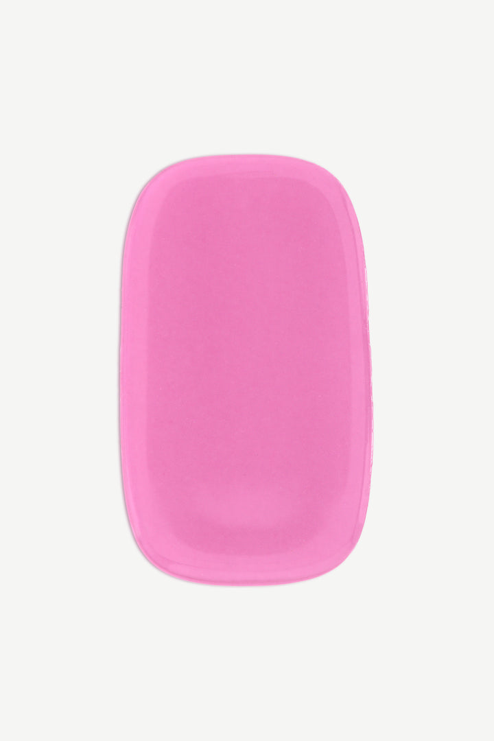 Translucent Pink Glow In The Dark Gel Nail Stickers